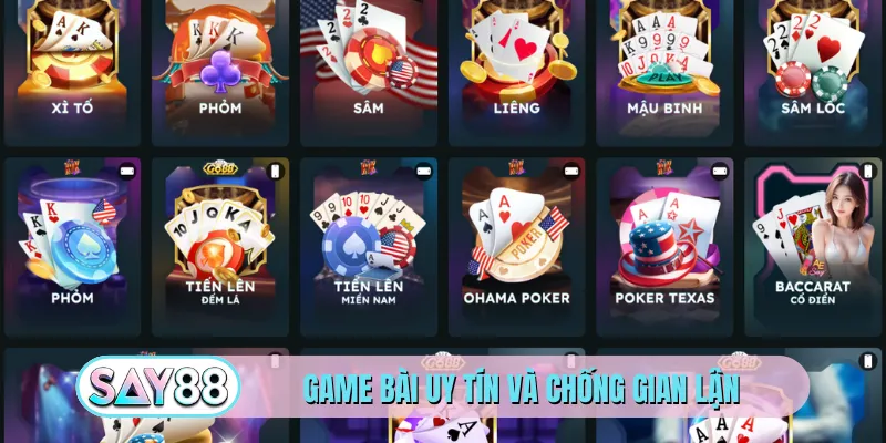 Game bài uy tín và chống gian lận