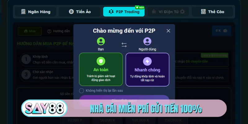 Nhà cái miễn phí gửi tiền 100%