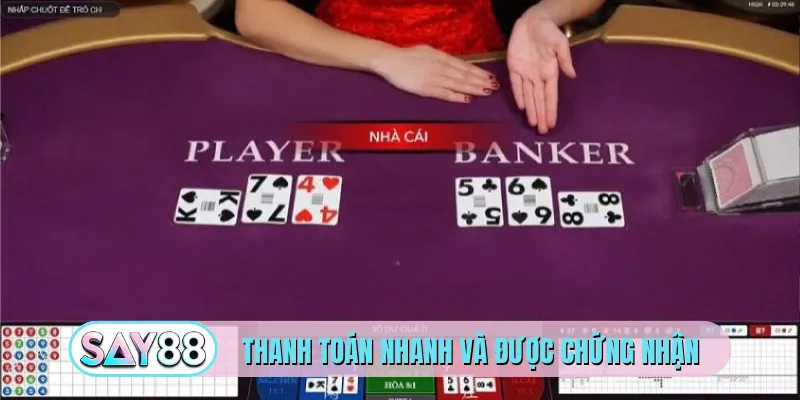 Thanh toán nhanh và được chứng nhận